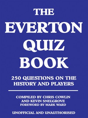 cover image of The Everton Quiz Book